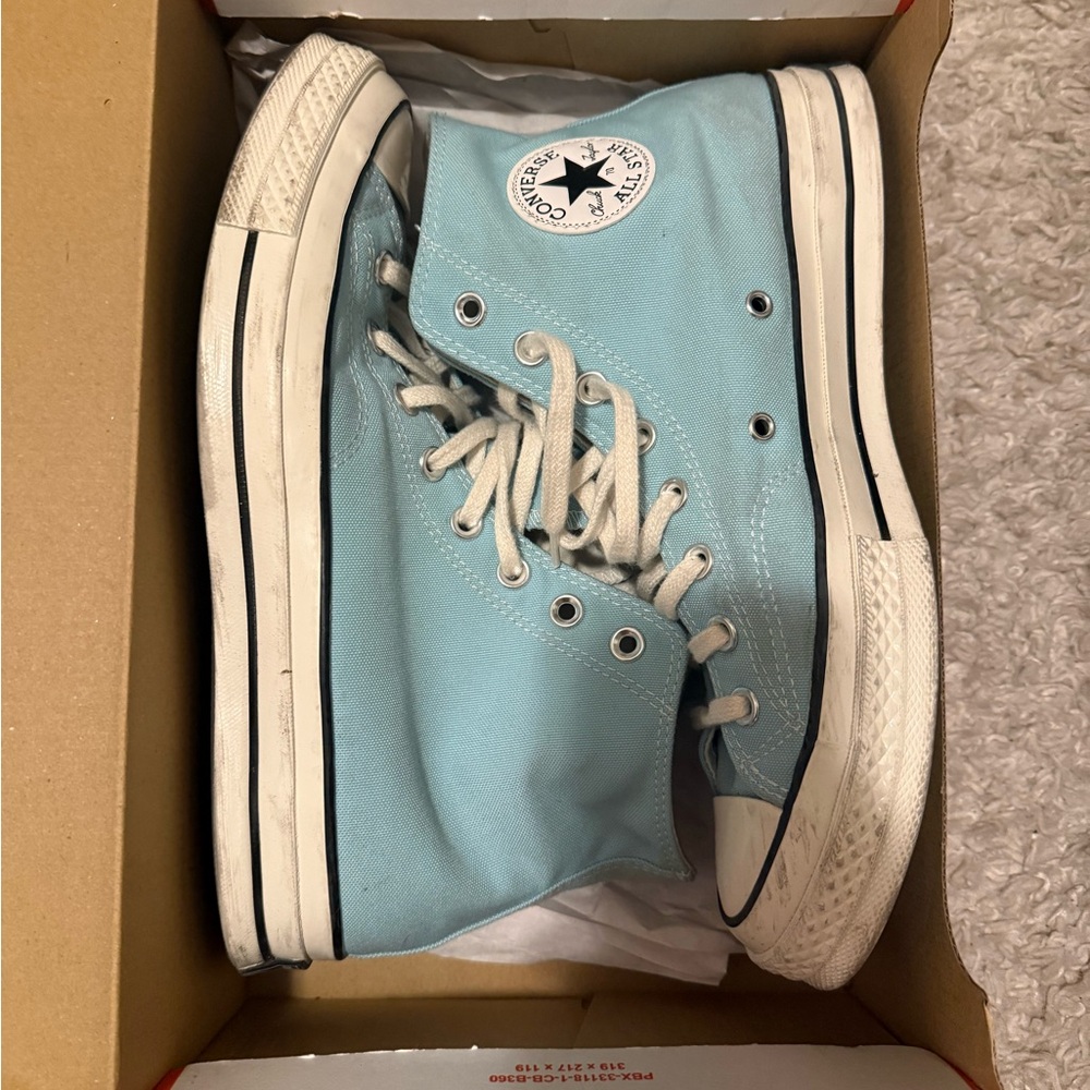 Light Blue Converse High-Top